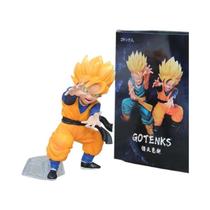 15cm Dragon Ball Goten Super Saiyan Anime Figura Modelo Gk Estátua Meninos Decoração De Mesa