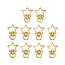 15PCS Clipes De Metal Giratórios Em Forma De Lagosta, Gancho De Estrela E Lua Para DIY, Clipe De