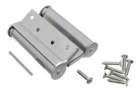 (15pçs) Dobradica 4pol. 10cm Porta Vai-vem Faroeste Bang - Cinza