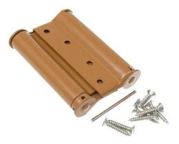 (15pçs) Dobradica 4pol. 10cm Porta Vai-vem Faroeste Bang - Ouro (Marrom)