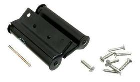 (15pçs) Dobradica 4pol. 10cm Porta Vai-vem Faroeste Bang - Preto