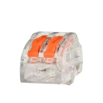 15Un Kit Conector Emenda Rápida Alavanca Borne 2 Fios