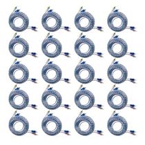 15x Cabos RCA Injetado 5m Azul/Prata Diâmetro 4mm 2 Entradas Macho 2 Saídas Macho Svart/Tech One 15x Cabos RCA Injetado 5m Azul/Prata Diâmetro 4mm 2 Entradas Macho 2 Saídas Macho Svart/Tech One