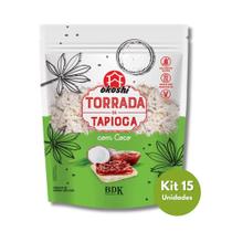 15x Torrada de Tapioca Okoshi C/ Coco Produto Vegano S/ Glúten 75g 15x Torrada de Tapioca Okoshi C/ Coco Produto Vegano S/ Glúten 75g