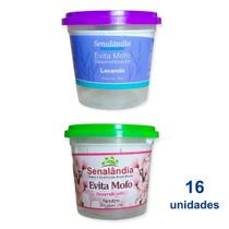 16 Antimofo Secar Ambiente Grande Desumidificador Potente Evita Mofo Lavanda Neutro 130g - Envio Já