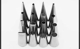 16 Bicos De Confeiteiro Confeitar Inox Caparroz 0360