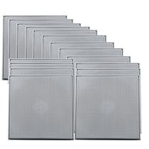 16 Caixa Leson Quadrada Branca Embutir Gesso Som Ambiente 70w