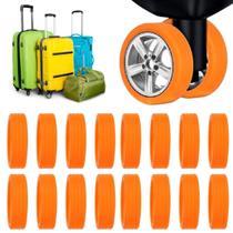 16 Capas De Roda Protetora Para Mala Bagagem Rodas Silenciosa