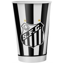 16 Copos Decoração Festa Aniversário Santos 180ml