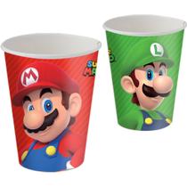 16 Copos Festa Super Mario 200 ML - Festcolor