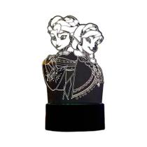 16 Cores 3D Acrílico LED Lâmpada De Luz Noturna Para Crianças Casa Quarto Candeeiro De Mesa