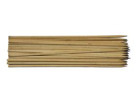 16 Espeto Espetão Vareta de Churrasco Bambu 50cm