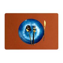 16 Jogo Americano COURO Impermeável Limpa Facil para MESA