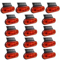 16 Lanterna Lateral Caminhão Carreta Facchini LED AM Suporte 16 Lanterna Lateral Caminhão Carreta Facchini LED AM Suporte