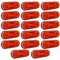 16 Lanterna Lateral Caminhão Carreta Facchini LED BIVOLT AM 16 Lanterna Lateral Caminhão Carreta Facchini LED BIVOLT AM