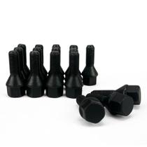 16 Parafusos Cônico Black / Rosca 14x1,5 Chave 17