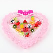 16 peças/conjunto de enfeites de mão de plástico estilo frut