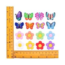 16 Peças De Berloques De Silicone Para Bolsa De Praia, Fivelas Decorativas De Borracha Com Design De