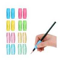 16 Peças De Protetor De Mão Em Silicone Para Correção De Postura Ao Escrever, Prática De Segurar 16 Peças De Protetor De Mão Em Silicone Para Correção De Postura Ao Escrever, Prática De Segurar