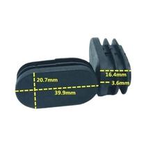 16 Peças De Protetores De Silicone Ovais Para Pés De Cadeira, Antiderrapantes, Protetores De Piso,