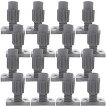 16 Peças - Distanciador cinza Para Corrediça Regulagem 25 A 35mm