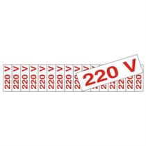16 Placas de Poliestireno Auto-Adesiva 4x1.5cm 220 Volts - 200 AZ - SINALIZE 16 Placas de Poliestireno Auto-Adesiva 4x1.5cm 220 Volts - 200 AZ - SINALIZE