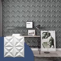 16 Placas Decorativas 3d Plástico 50x50cm Teto Mini Estrelar Moderno Classico Casa Lar Luxo Sala Cozinha Banheiro Realista - REVEST3DPLAST