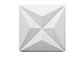 16 Placas Decorativas Revestimento 3D 50X50Cm Estrelar 0,5Mm