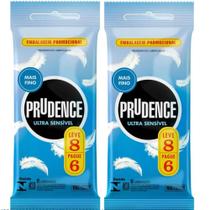 16 Preservativos camisinhas mais finas Ultra Sensivel Prudence 16 Preservativos camisinhas mais finas Ultra Sensivel Prudence