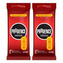 16 Preservativos Masculino Lubrificado Prudence