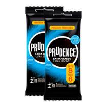 16 Preservativos Prudence Ultra Sensível Fino Extra Grande
