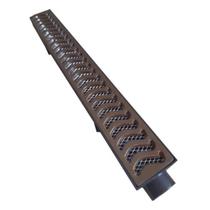 16 Ralos Linear 6x50 Anti Inseto, Grelha Elite Marrom