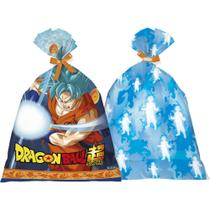 16 Sacolas Saquinho Surpresa Lembrancinha Festa Dragon Ball - Festcolor