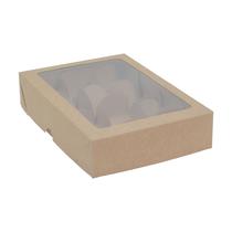 160 Caixas Para 12 Brigadeiro Visor Bombons Trufas