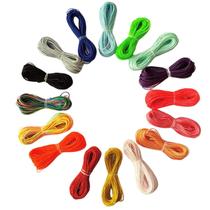 160 Metros Fio Encerado 1mm Varias Cores Bijuteria Tapeçaria Macramê