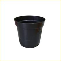160 Mini Vaso Tamanho 06 Preto para Cactos e Suculentas