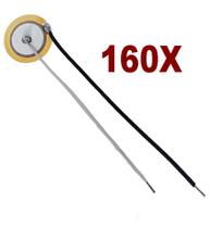 160 PÇS Combo Cápsula 20mm piezoelétrica pastilha 2cm kit 160 peças