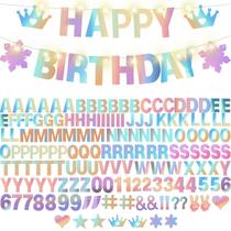 167 unidades de kit de banner personalizável com glitter DIY Banner personalizado de feliz aniversário, banner de carta DIY, feliz Ano Novo, banner personalizado, chá de bebê, suprimentos de decoração de festa de aniversárioholográfico brilhante 167 unidades de kit de banner personalizável com glitter DIY Banner personalizado de feliz aniversário, banner de carta DIY, feliz Ano Novo, banner personalizado, chá de bebê, suprimentos de decoração de festa de aniversárioholográfico brilhante