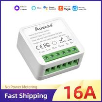 16a Wifi Mini Interruptor Inteligente Diy Interruptores De Luz Sem Fio Tuya Smart Life App Alexa