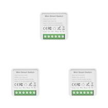 16a Zigbee Tuya Inteligente Wifi Módulo De Interruptor De Luz Controle Bidirecional Diy Mini