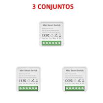 16a Zigbee Tuya Inteligente Wifi Módulo De Interruptor De Luz Controle Bidirecional Diy Mini