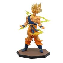 16cm Dragon Ball Son Goku Super Saiyan Figura De Ação Anime Modelo Presente Para Crianças Estatuetas