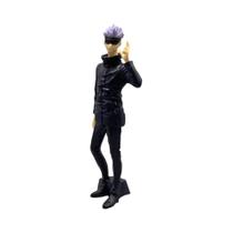 16cm Jujutsu Kaisen Satoru Gojo Itadori Yuji Anime Figura De Ação Pvc Cabeça Intercambiável Modelo