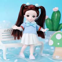 16cm mini moda boneca diy brinquedos com conjunto completo de roupas sapatos cabelo melhor presente festival para meninas