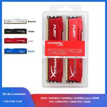 16gb Memoria Ddr3 8gb 1333mhz 1600mhz 1866mhz Desktop Ram Kit 240pins 1.5v Hyperx Fury