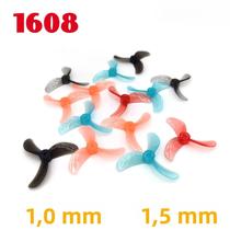 16PCS Gemfan 1608 40mm Hélice De 3 Lâminas Para Micro Whoop FPV Racing Freestyle Tinywhoop Drones