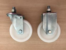 (16pçs) Rodizio Rosca 4pol. Nylon (8 Fixo + 8 Giratorio) (16pçs) Rodizio Rosca 4pol. Nylon (8 Fixo + 8 Giratorio)