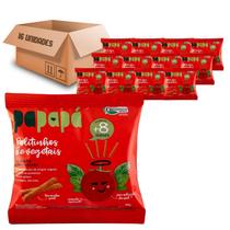 16X Biscoito Infantil Papapá Orgânico Tomate/Manjericao 20G