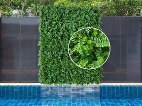 17 Placas Artificiais 60x40 folhagem com toque natural ótima para ornamentação de quadros verticais