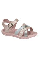 171222000 sandalia tic tac casual - 171 rosa claro metalizado/azul candy metalizado 18/27